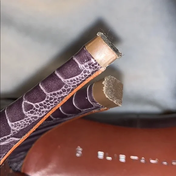 Rare Find!!! Ellie Tahari Eur Sz 40 Choc Bwn Heels - Picture 11 of 11